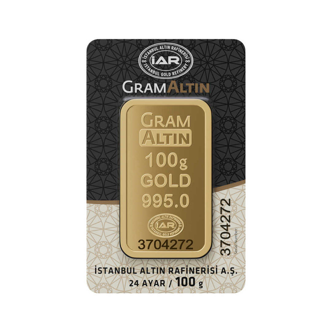 100 Gram 24 Ayar Gram Altın Altınçizgi