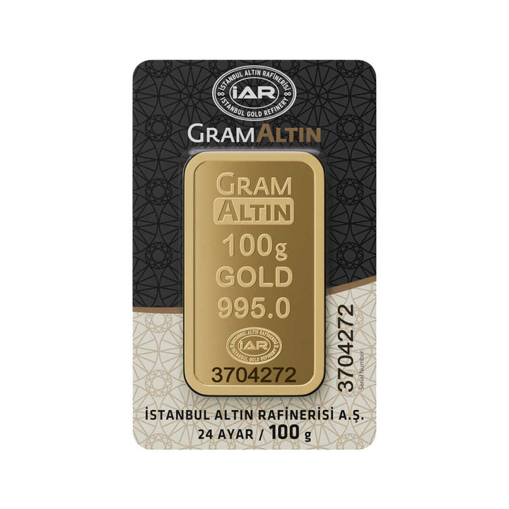 100 Gram 24 Ayar Gram Altın Altınçizgi