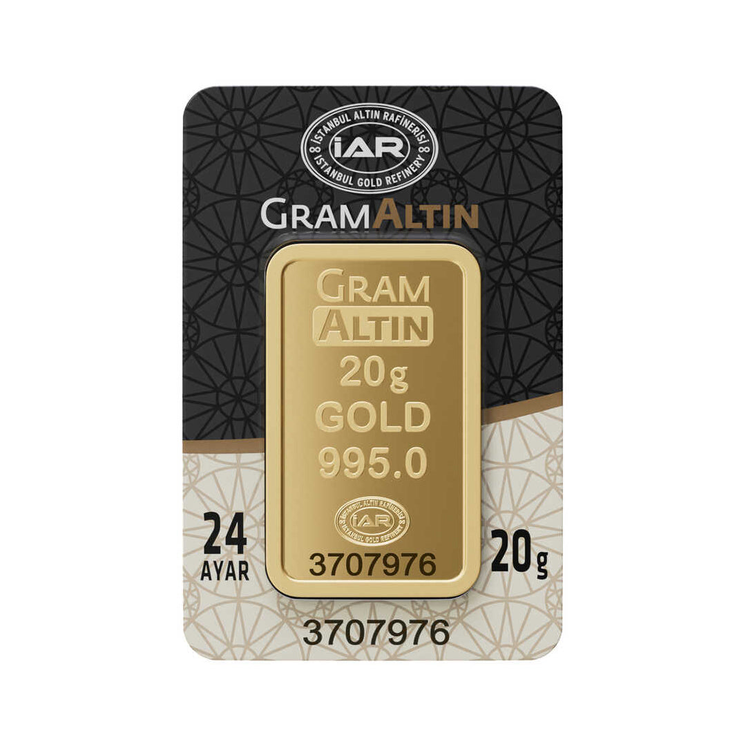 20 Gram 24 Ayar Gram Altın Altınçizgi
