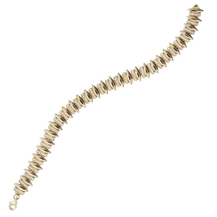 14 Ayar Altın Taşlı Bileklik