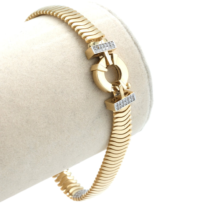 14 Ayar Kalın İtalyan Zincir Bileklik - Güzelse Çizgidendir.