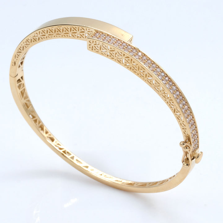 14 Ayar Kilitli Model Altın Bilezik – 7,79 Gram