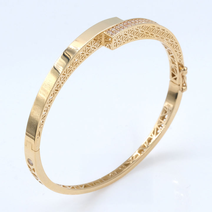 14 Ayar Kilitli Model Altın Bilezik – 7,79 Gram