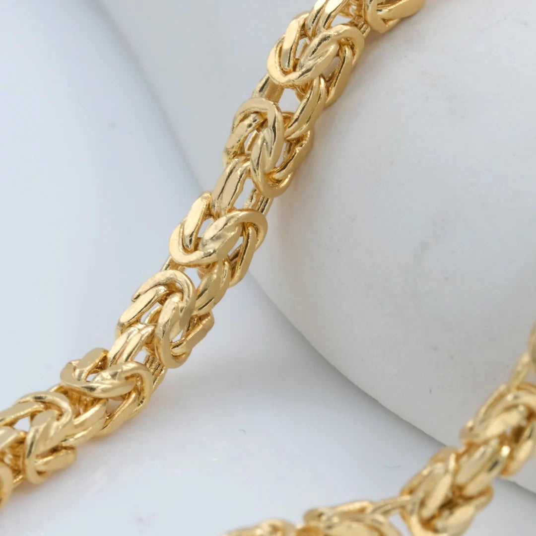 14 Ayar Kral Model Altın Zincir  – 11,95 Gram - Güzelse Çizgidendir