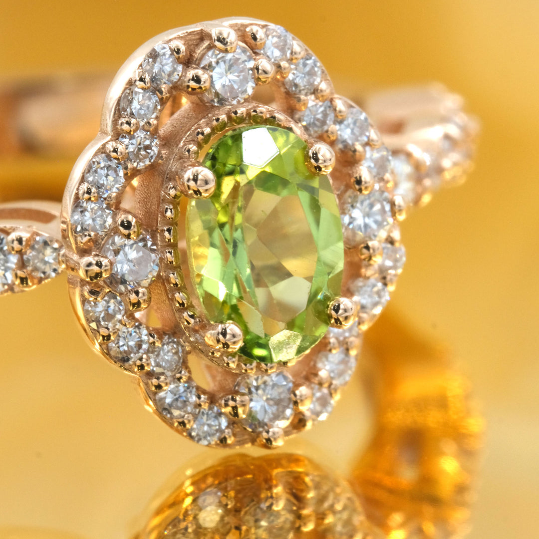 0,37 Ct Pırlanta Yüzük 14 Ayar Altın Pırlanta Yüzük – FG Renk, SI Kalite - Güzelse Çizgidendir