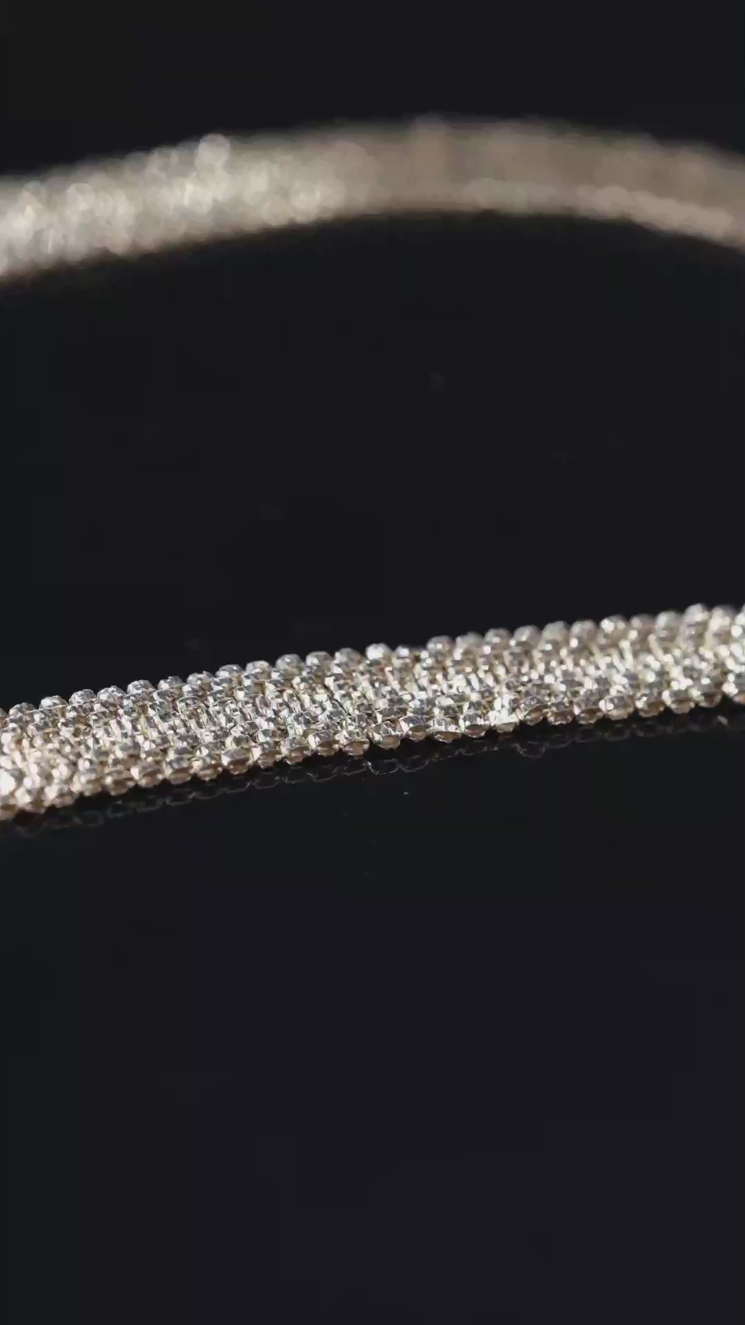 Altın Hasır "Mesh" Model Set – 2’li Kombin "Kolye & Bileklik"