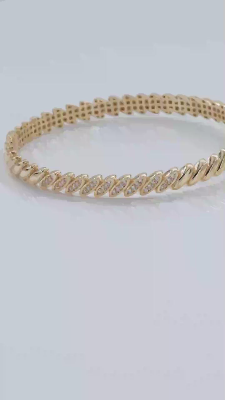 14 Ayar İtalyan Model Altın Bilezik – 10,63 Gram