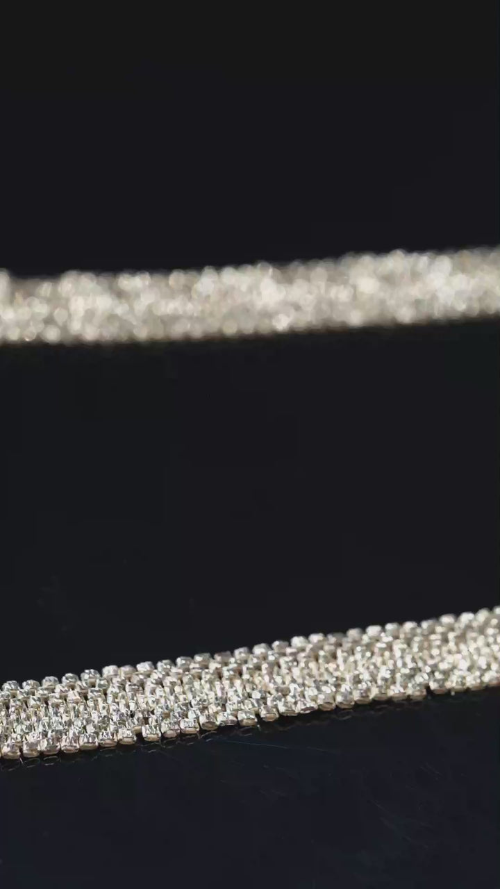 Altın Hasır "Mesh" Model Set – 2’li Kombin "Kolye & Bileklik"
