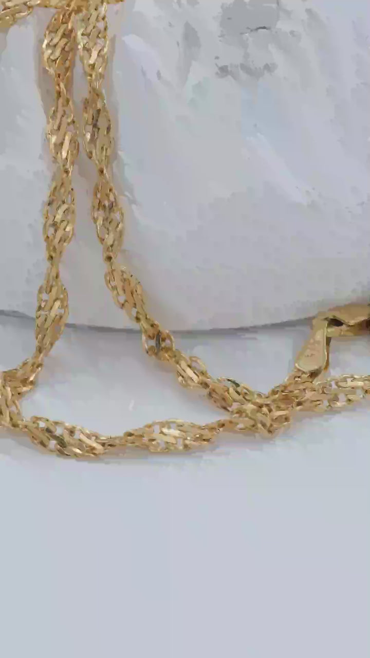 14 Ayar İtalyan Model Altın Zincir  – 5,61 Gram