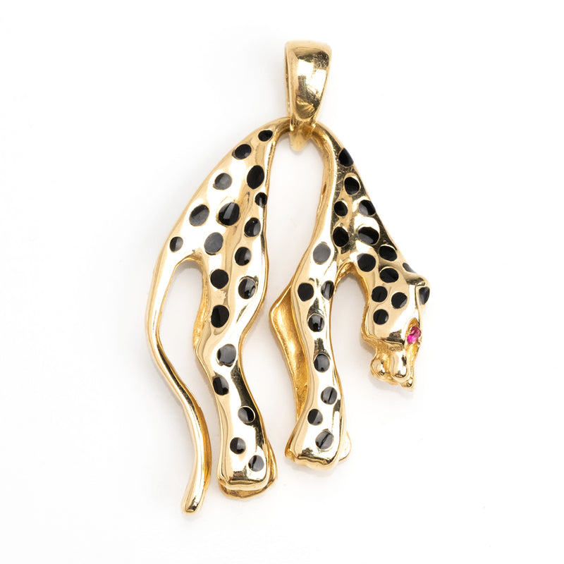 Leopar Kolye Ucu