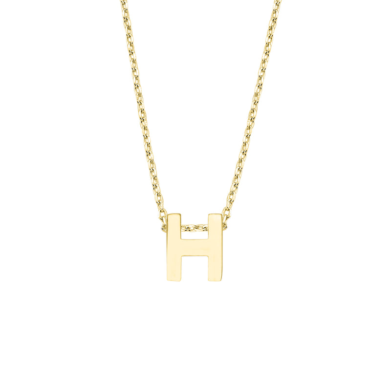 Minimalist Harfli Altın Kolye Ucu