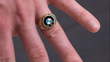 BMW Amblemli Altın Erkek Yüzüğü