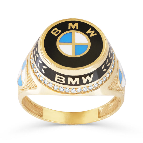 BMW Amblemli Altın Erkek Yüzüğü