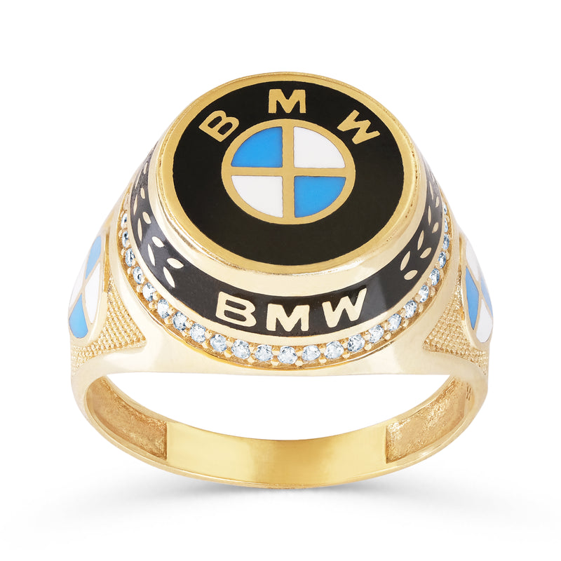 BMW Amblemli Altın Erkek Yüzüğü