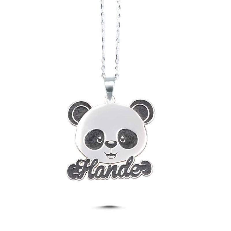 Panda İsim Kolyesi