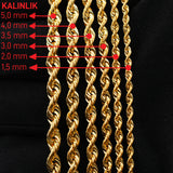 Burma Halat Altın Zincir (4 mm)